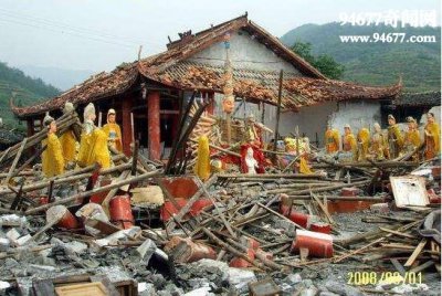 ​汶川地震灵异事件，镜头半张脸菩萨保平安